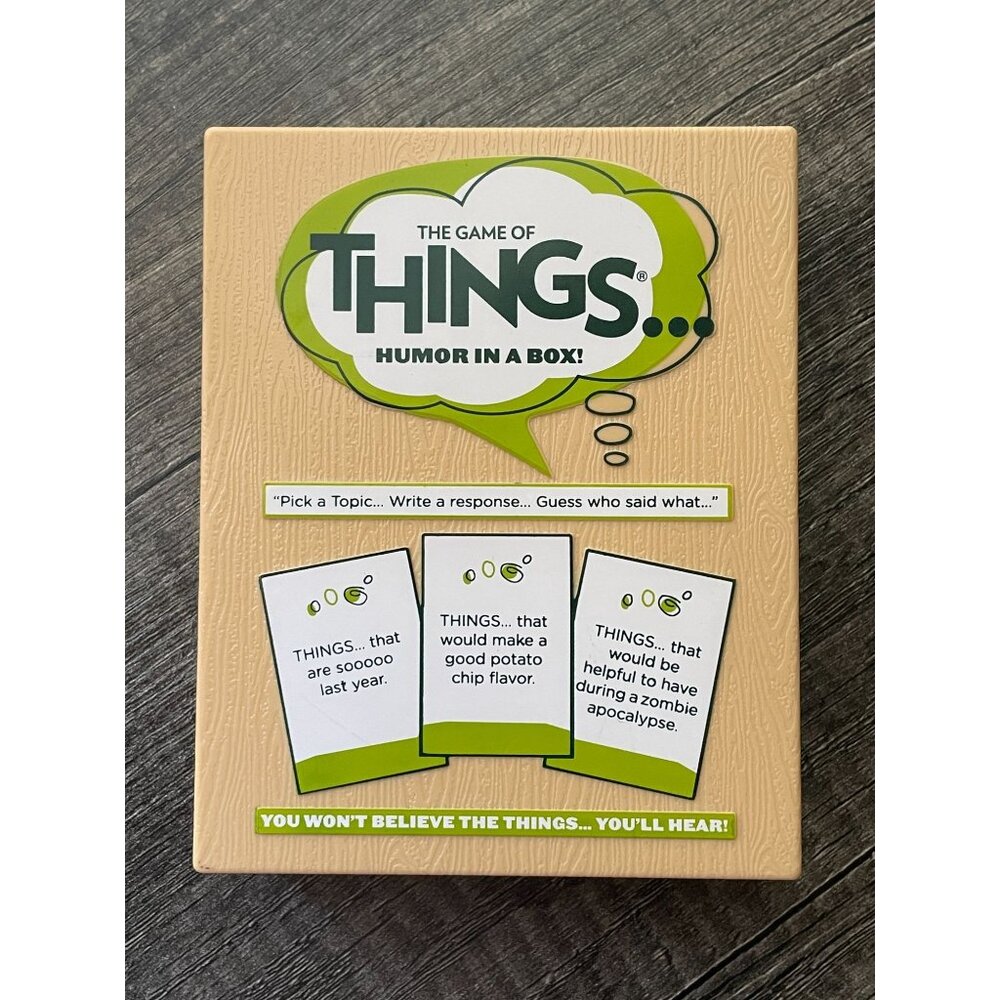 New PlayMonster The Game of Things: Humor in A Box for ages 14 to Adult
